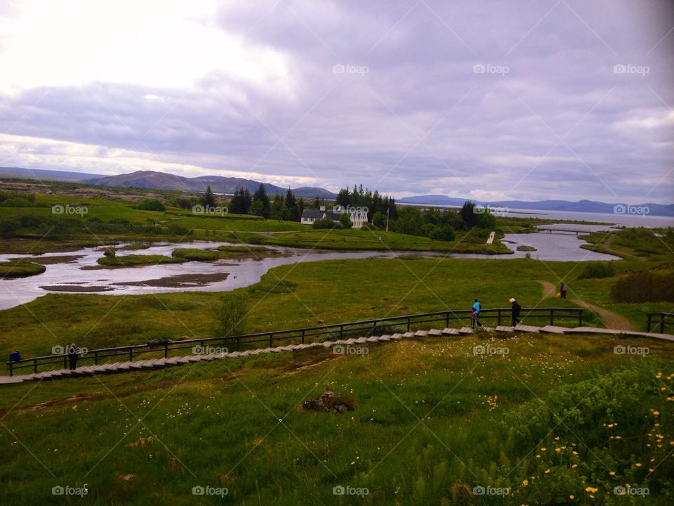 Enjoying Iceland Spring