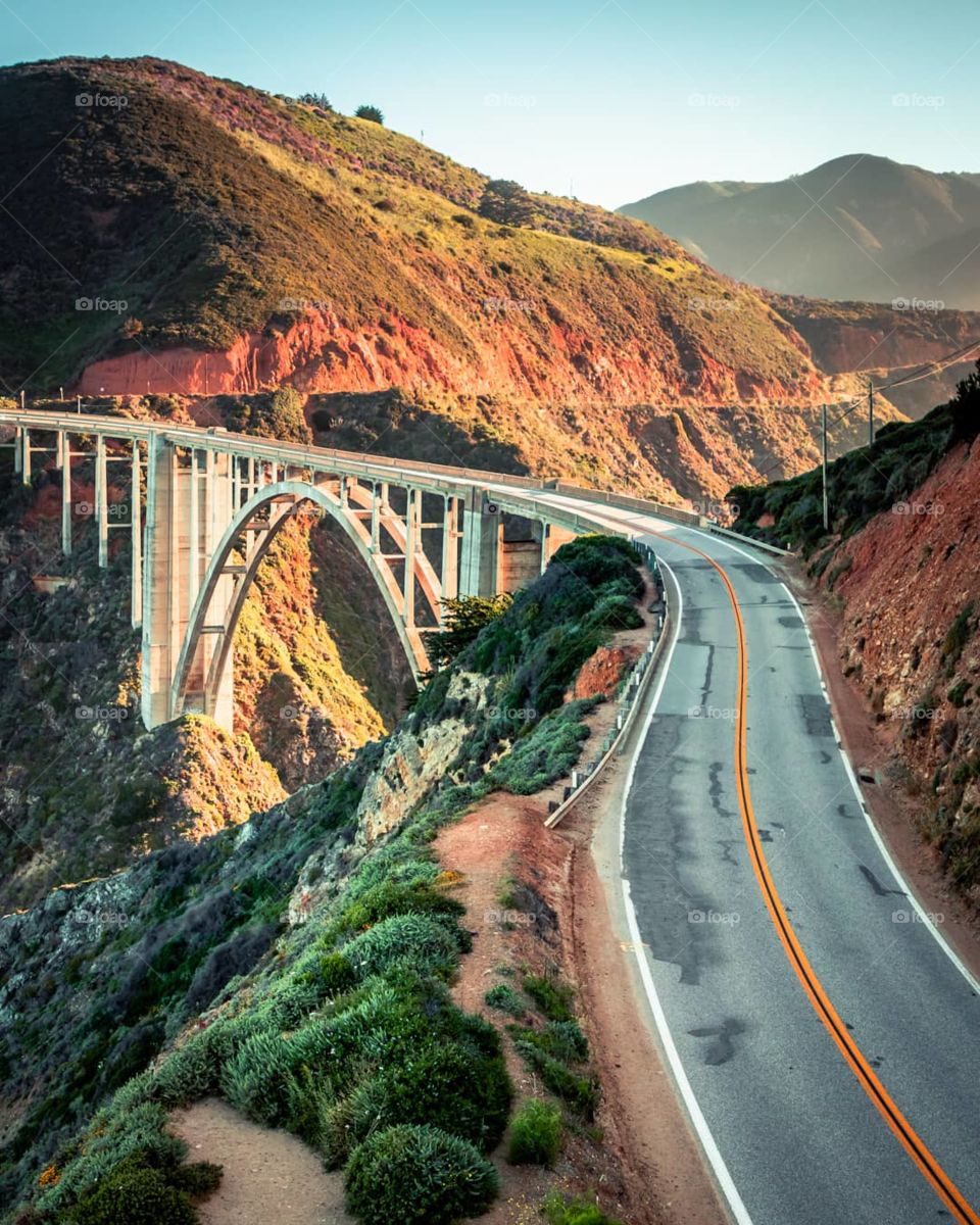 Bixby bridge on highway 1