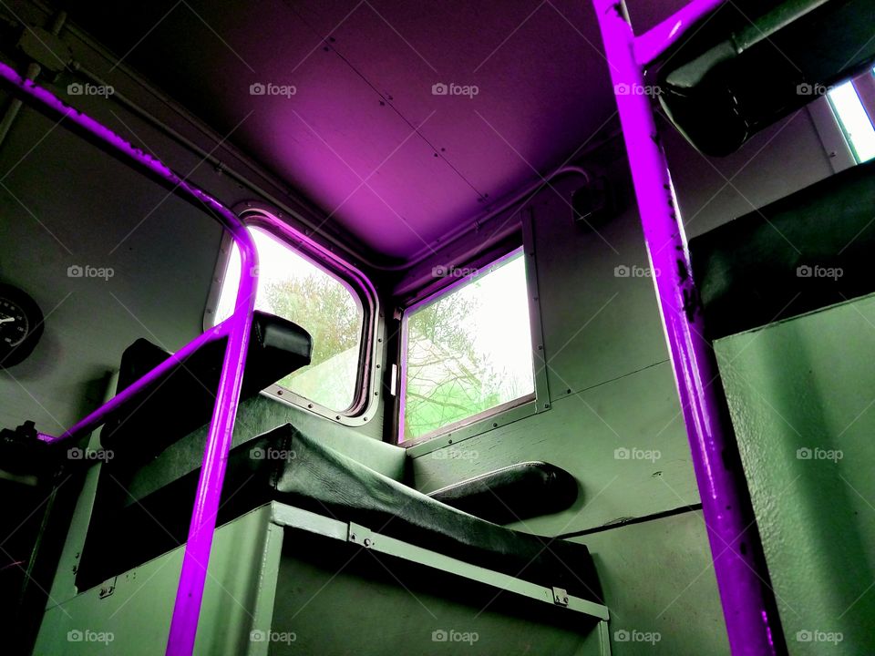 Caboose interior