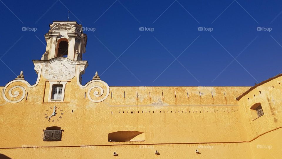 Palace  of Governors in Bastia, dongeon square(Corsica)