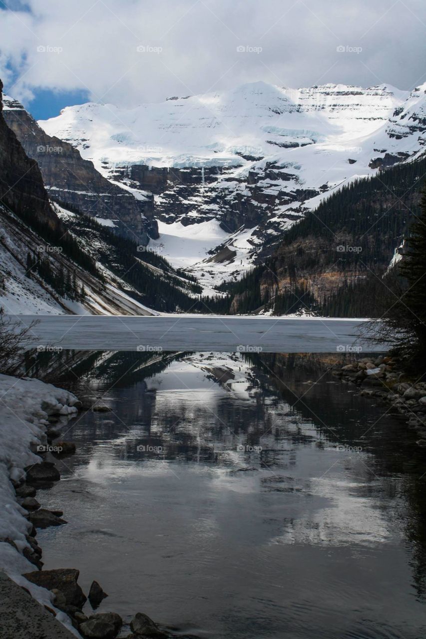 Lake Louise. Scenic view at Lake Louise