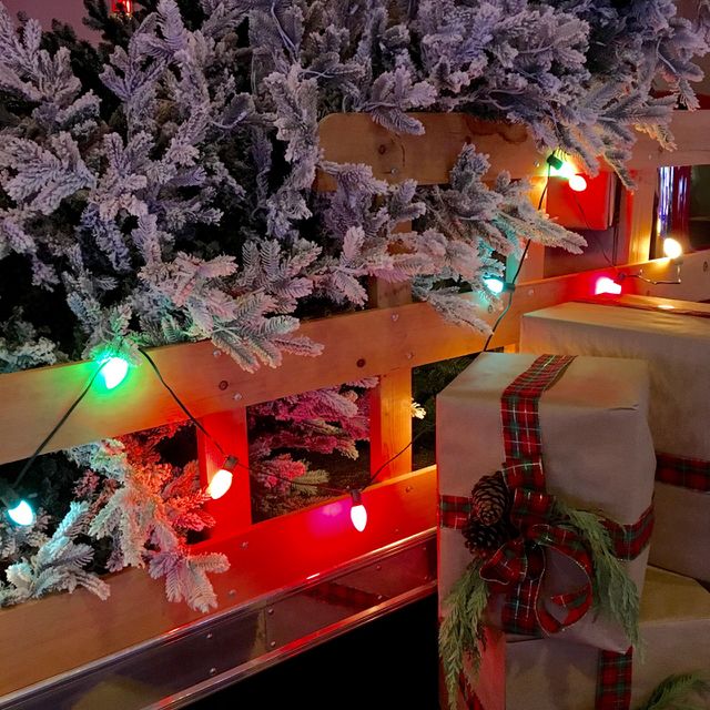Christmas in a truck bed