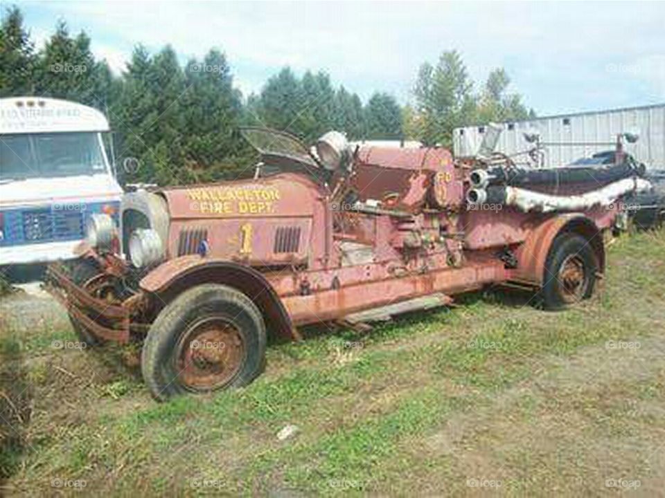 junkyard firetruck