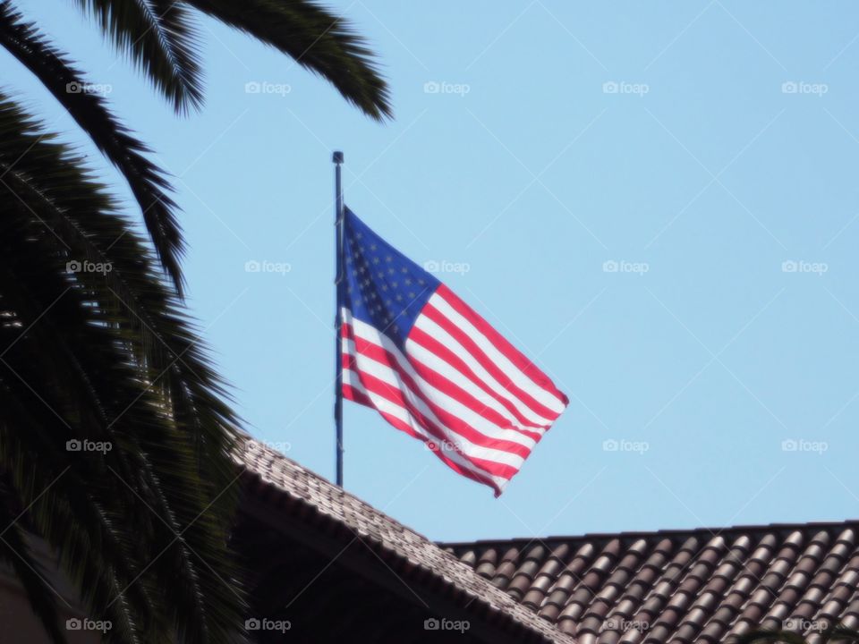 Us flag . Patriotic 