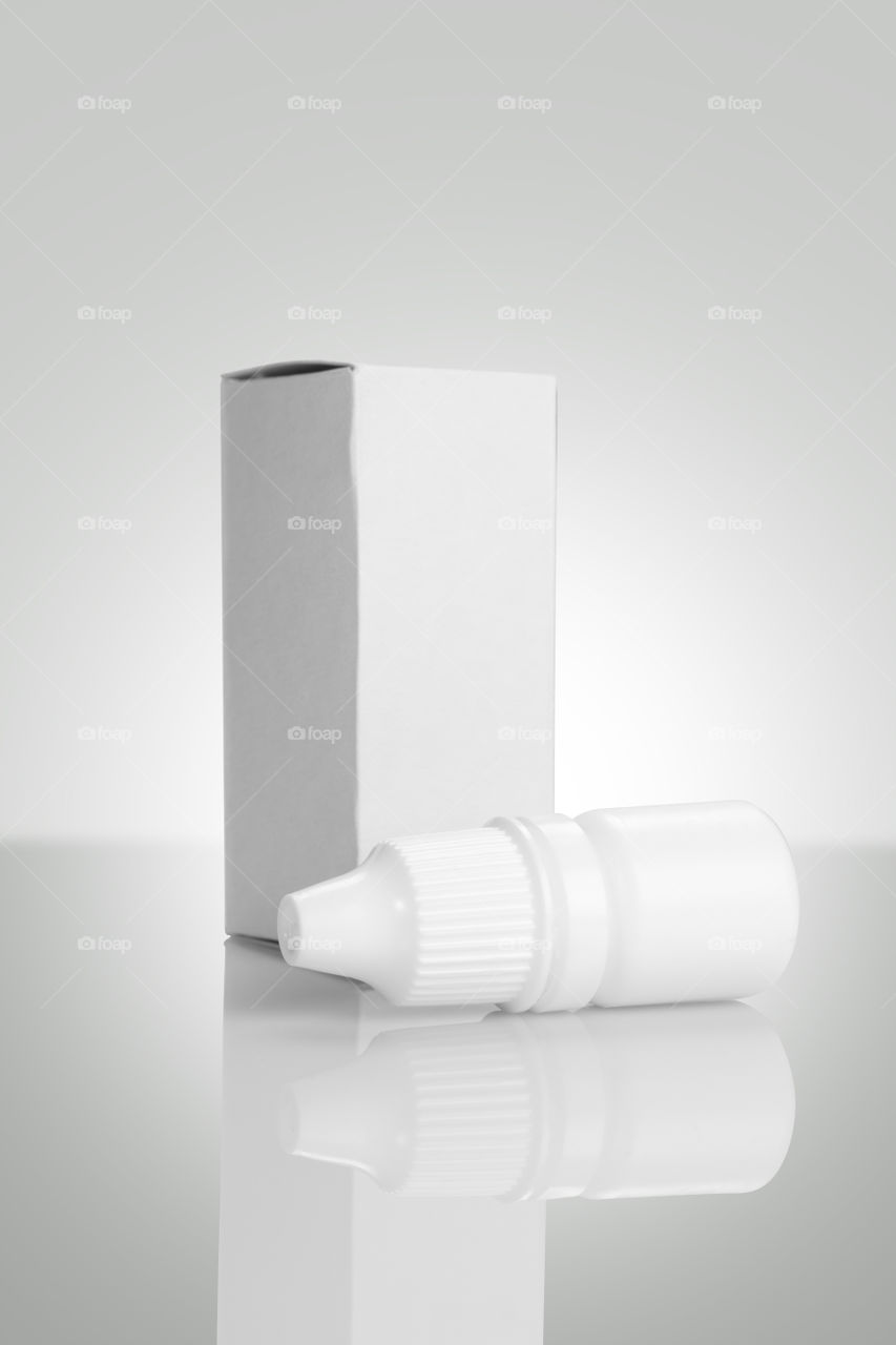 Eye drop / Nasal drop bottle for mockup