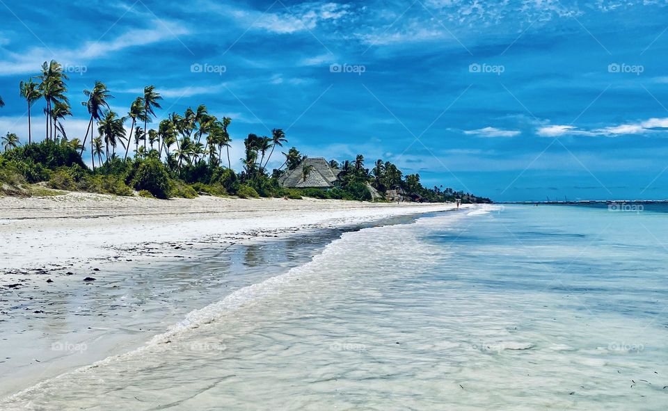 Coastline, eastern Zanzibar 