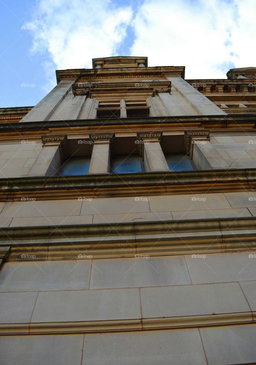 English architecture looking up