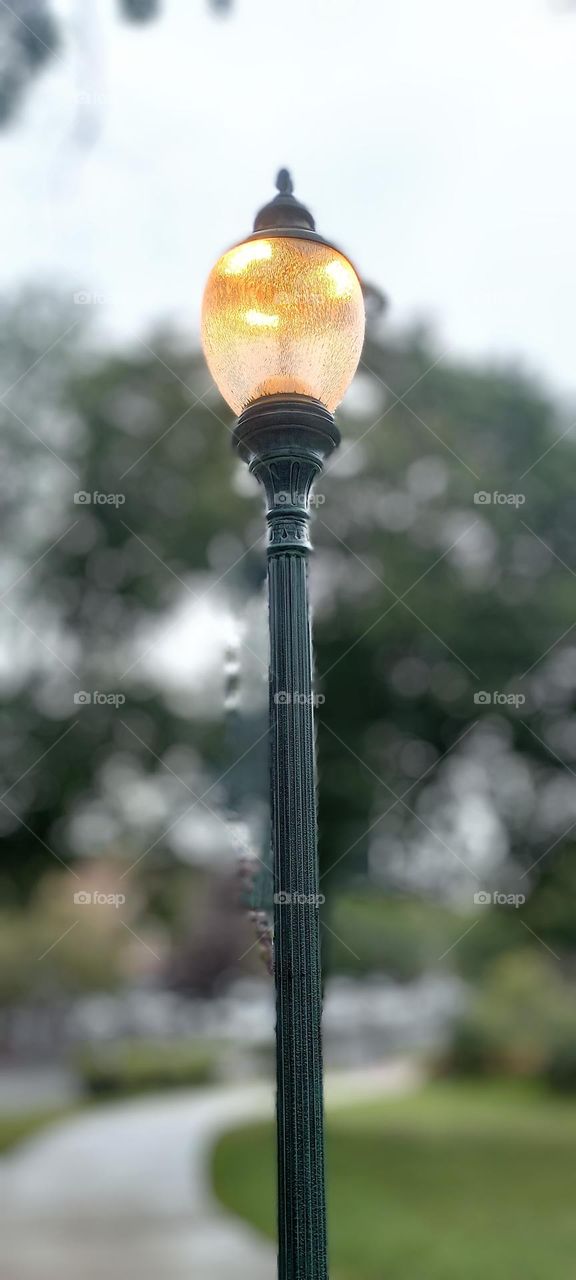 Light Post Silhouette