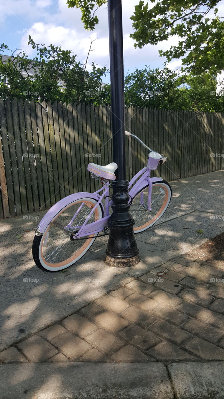 Getting around town on a bike