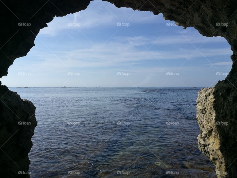 Cave on the sea