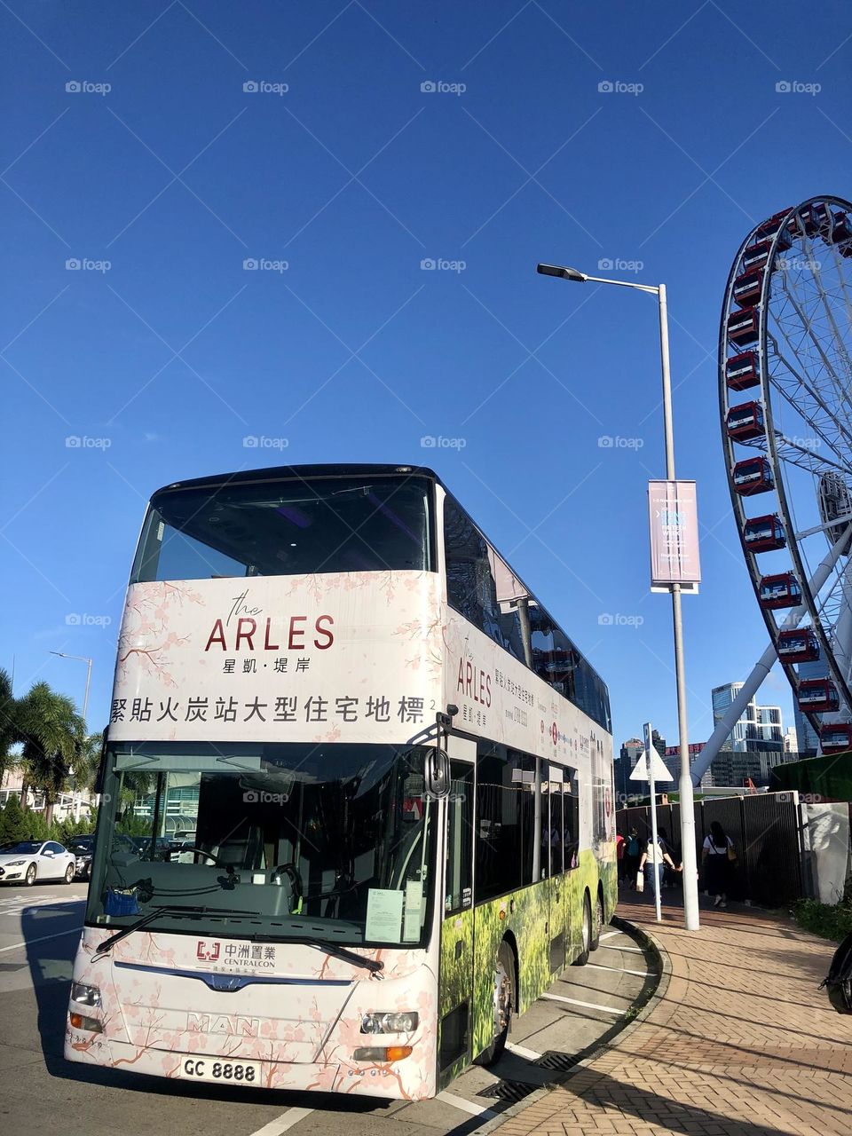 Beautiful day in city