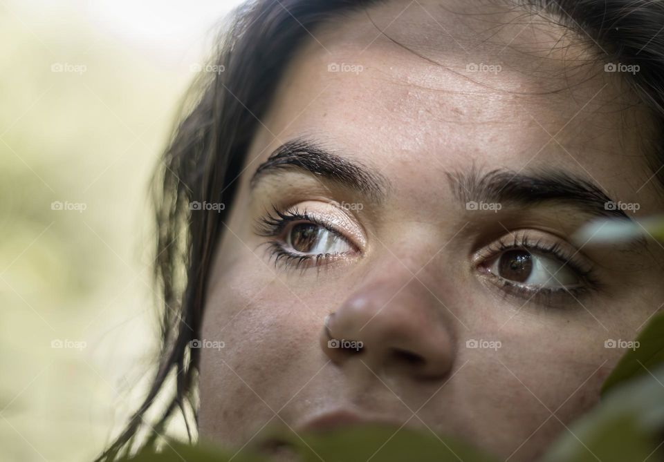 Portrait of a young woman