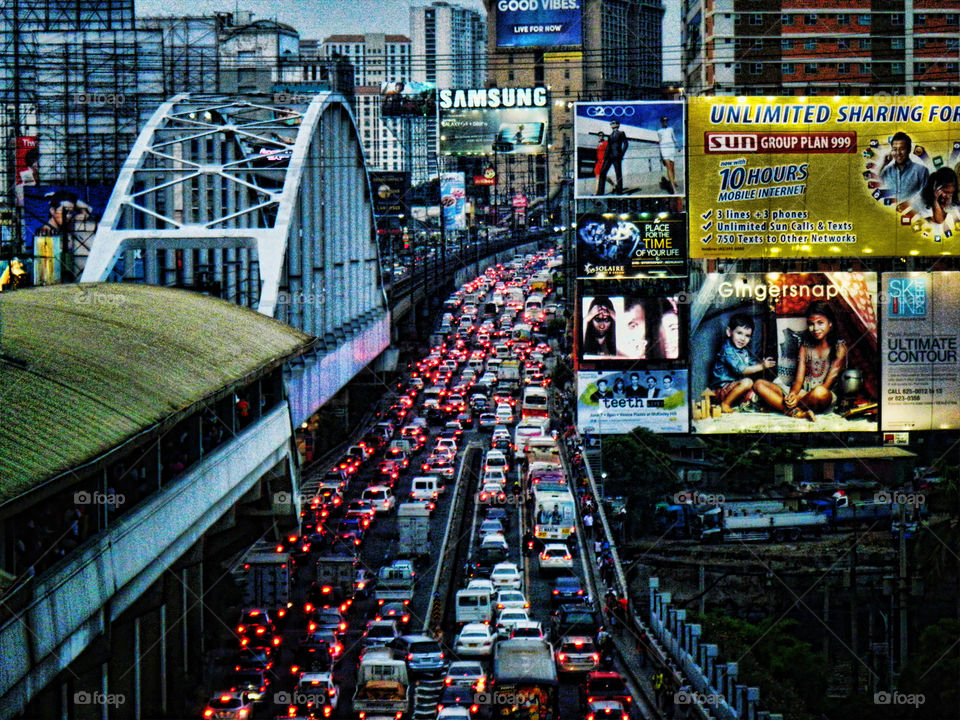 Traffic Manila Philippines 