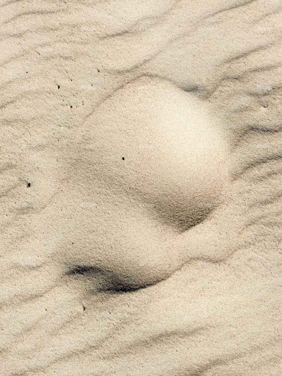 Elevated view of sand