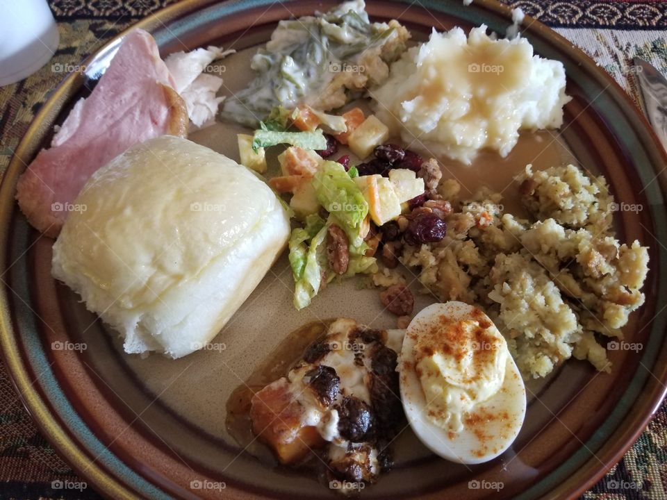 Thanksgiving meal