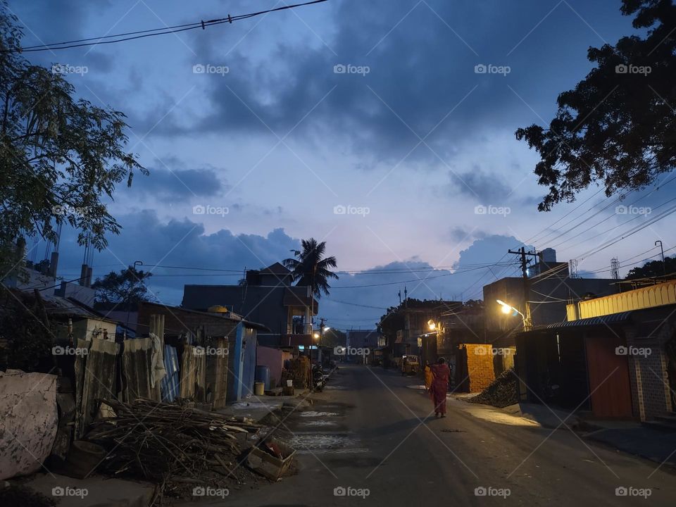 My hometown: Early morning shot while we put rangoli in front of our house🥰🥰🥰