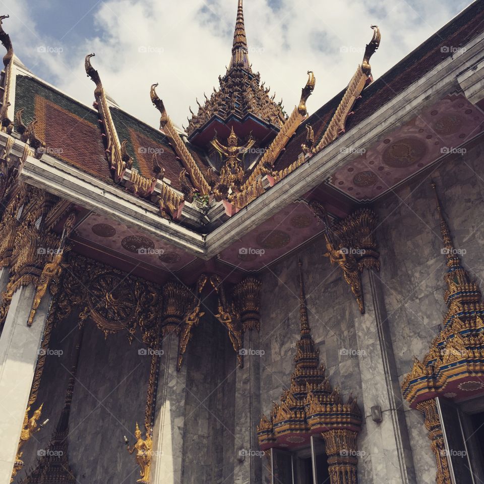 Temple of the Emerald Buddha Bangkok. Visit to the temples in Bangkok, this place was amazing.
