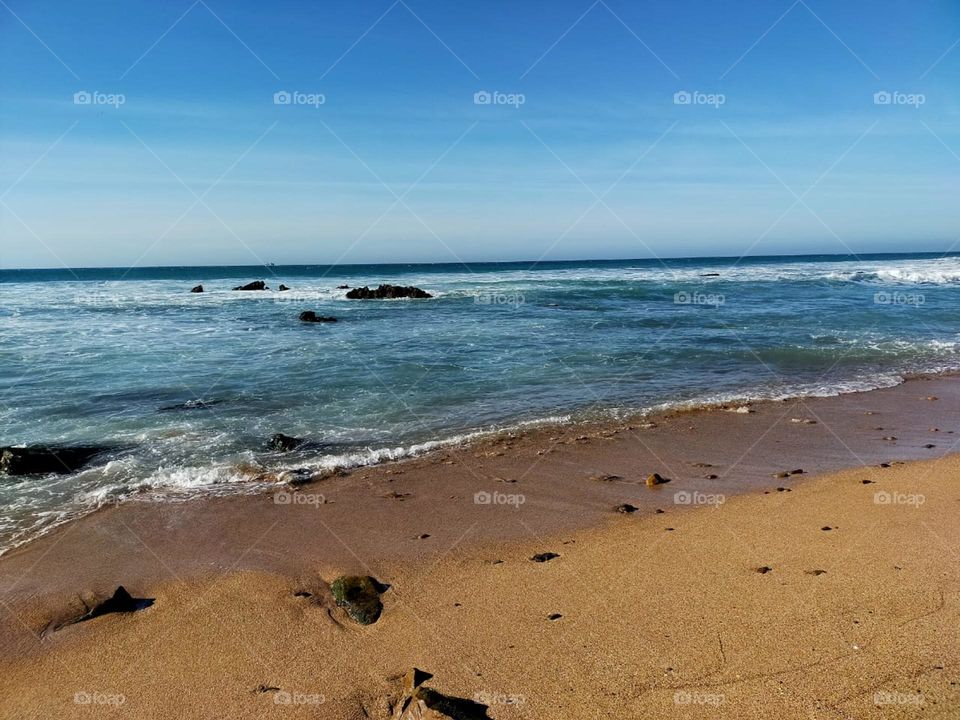 beautiful view of the beach