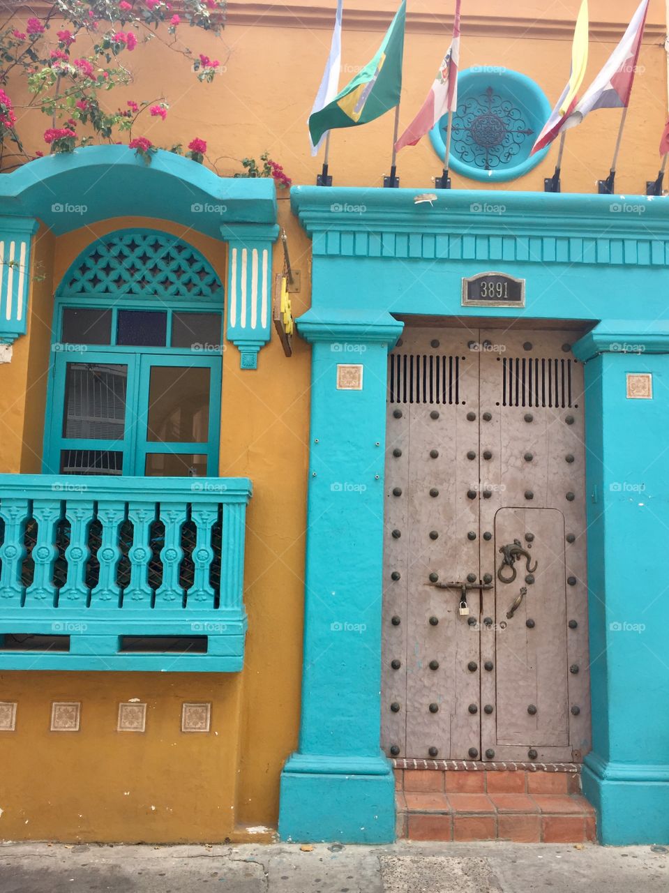 O colorido de Cartagena 