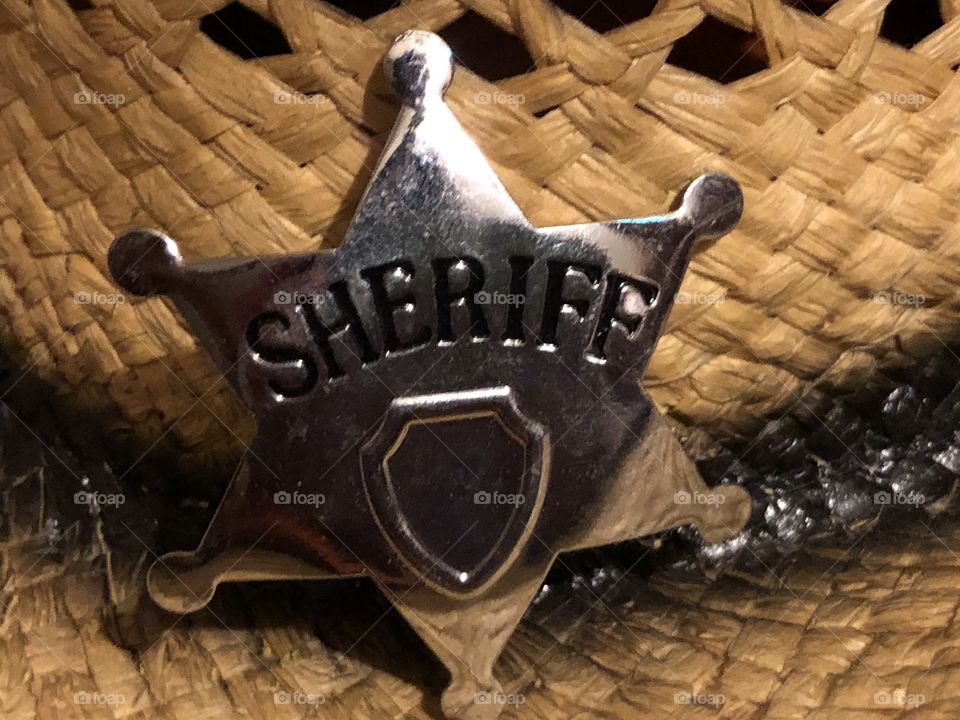 Sherriff badge for boy (child)