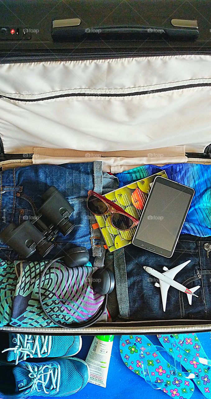 Suitcase for holiday