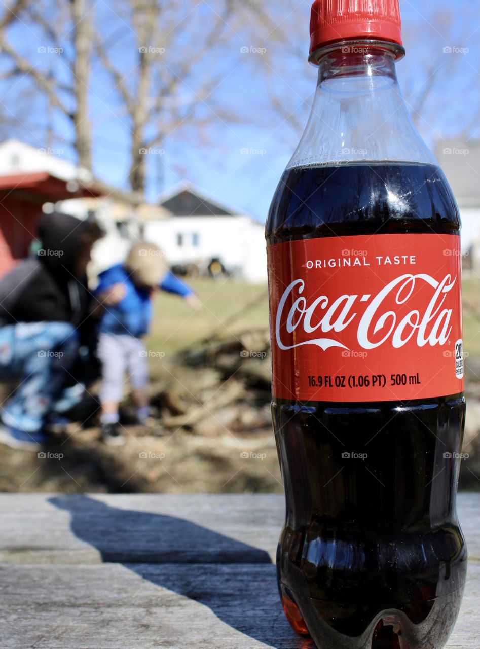 Coca Cola Outdoors with Famy