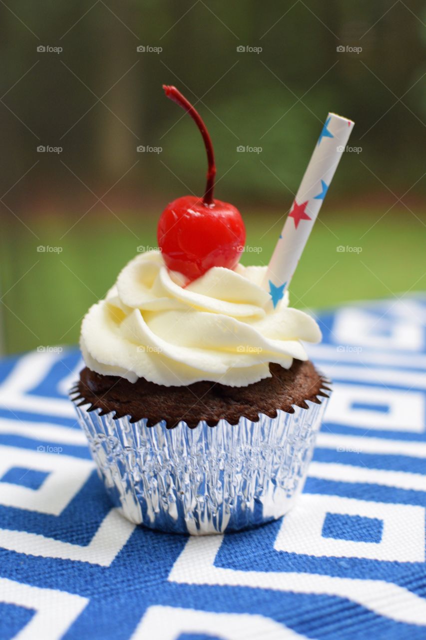 4th of July Cupcake
