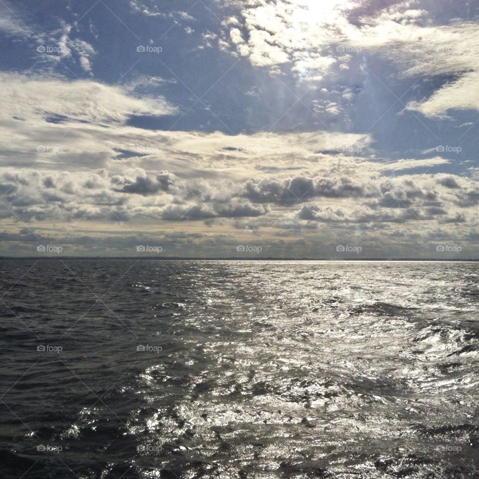 A landscape of Baltic sea. 