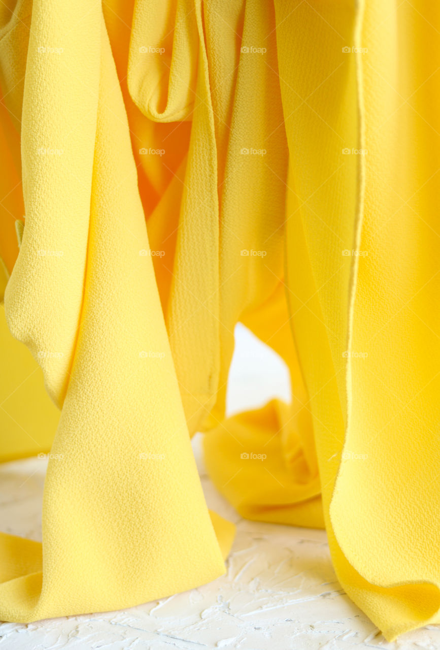 Yellow Colour Fabric