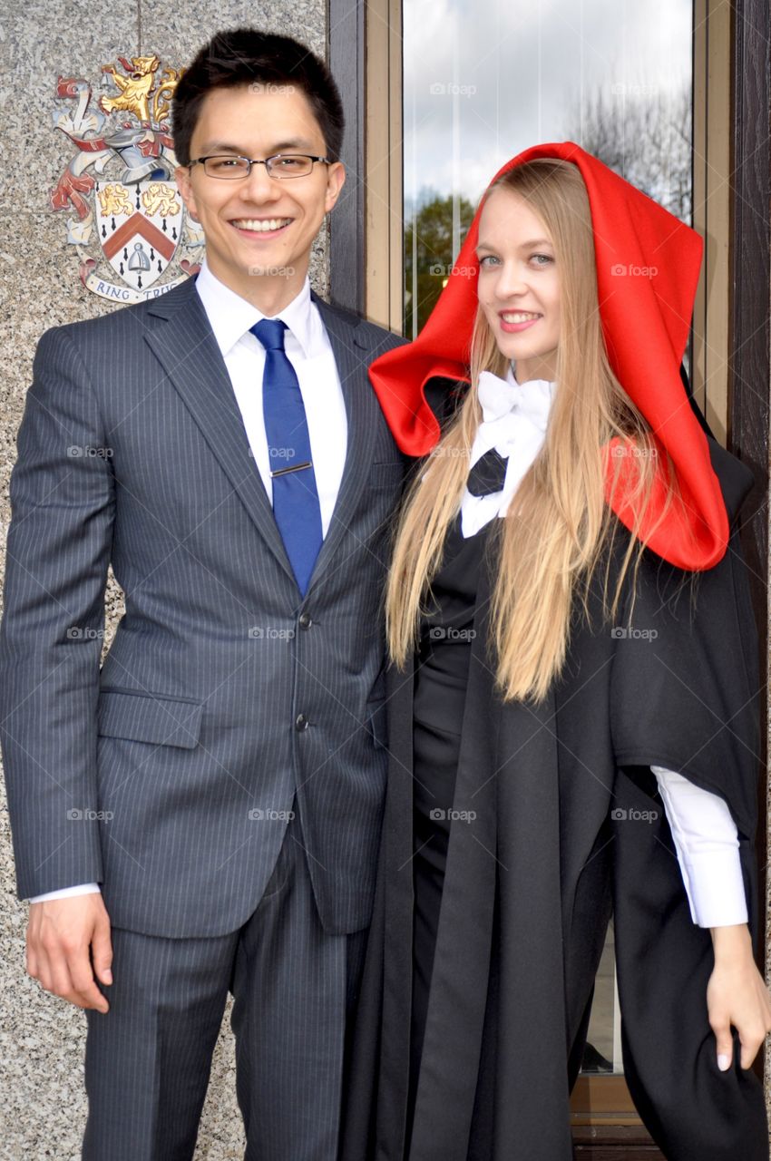 Graduation day in Cambridge university 