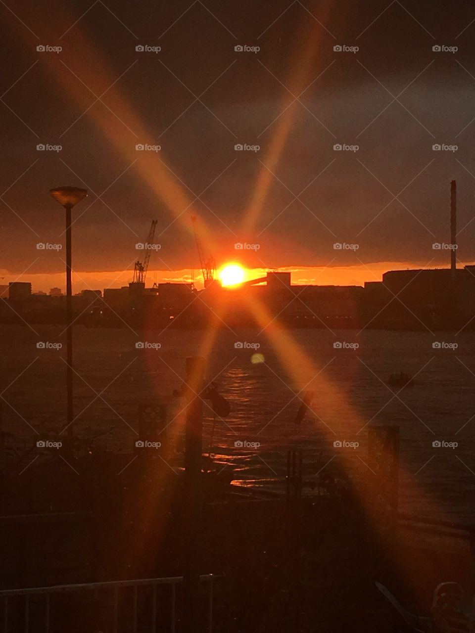 Sunsetting in London