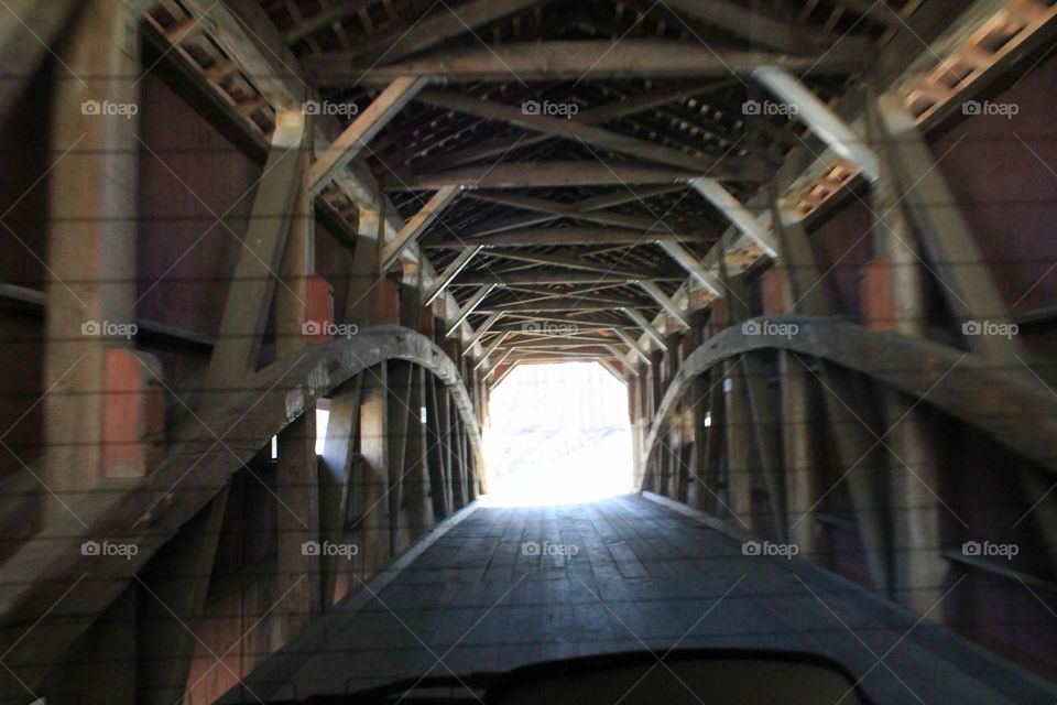 Beautiful single lane, fully covered bridge. Taken in Lancaster County, Pennsylvania.