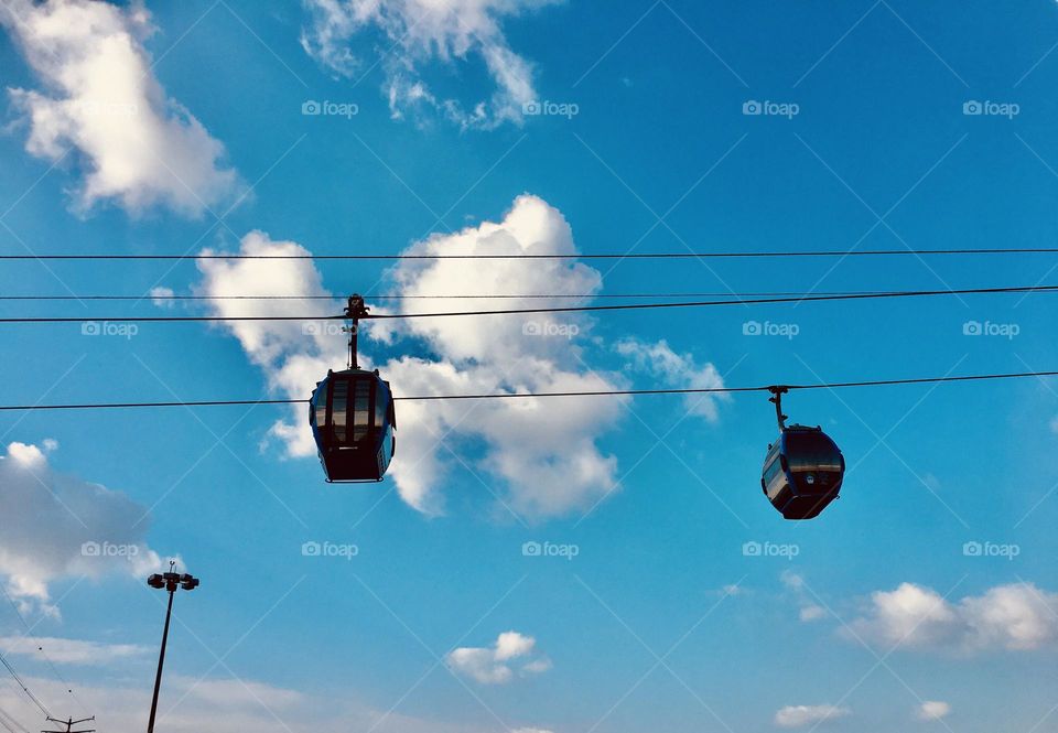 Cable car in the sky