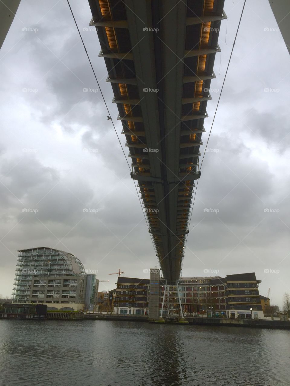 Architecture, City, Building, Bridge, Sky