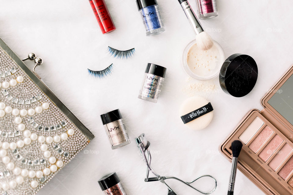 Make up flat lay 