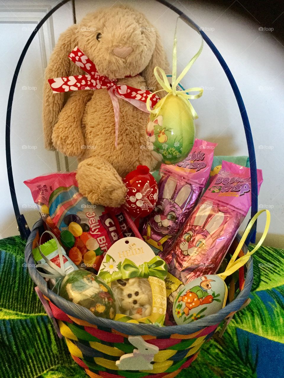 Easter Basket with bunny 