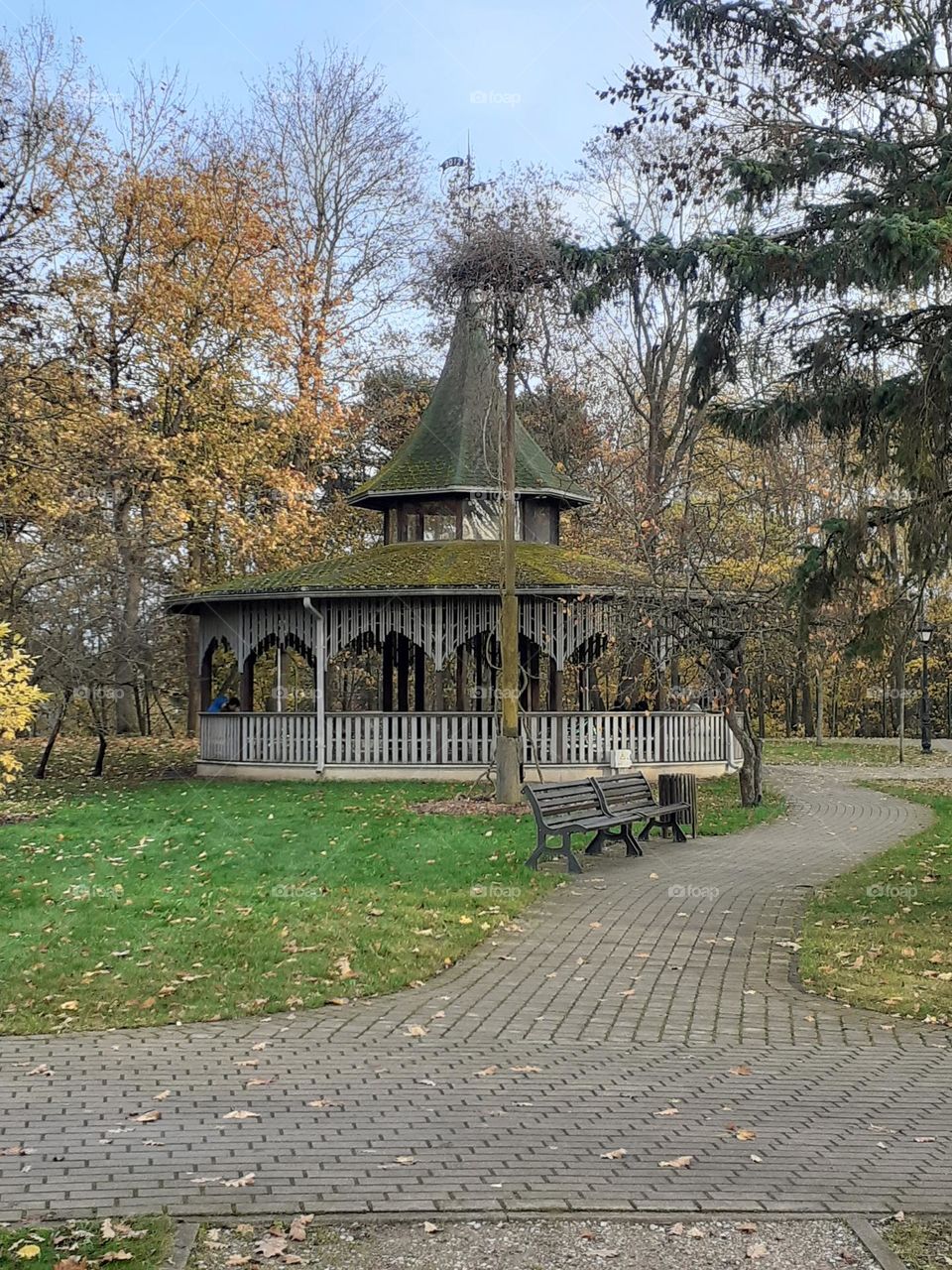 Беседка, Парк Зиемельблазма, Рига