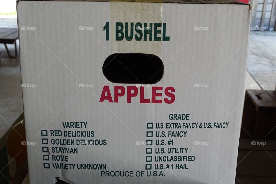 Apple packing box