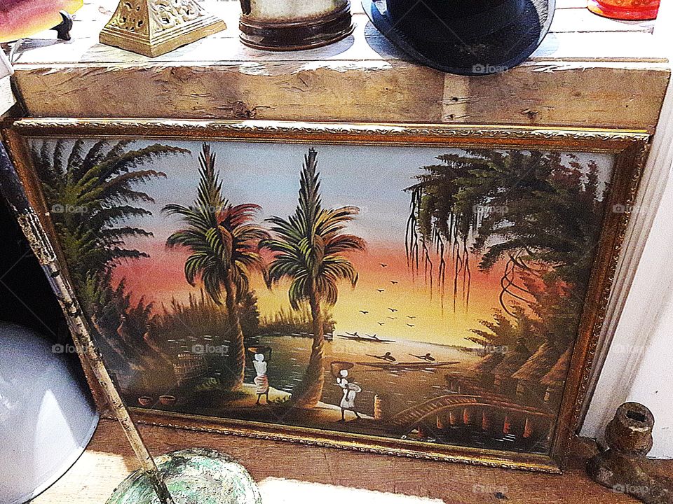 West Indies Oil Painting