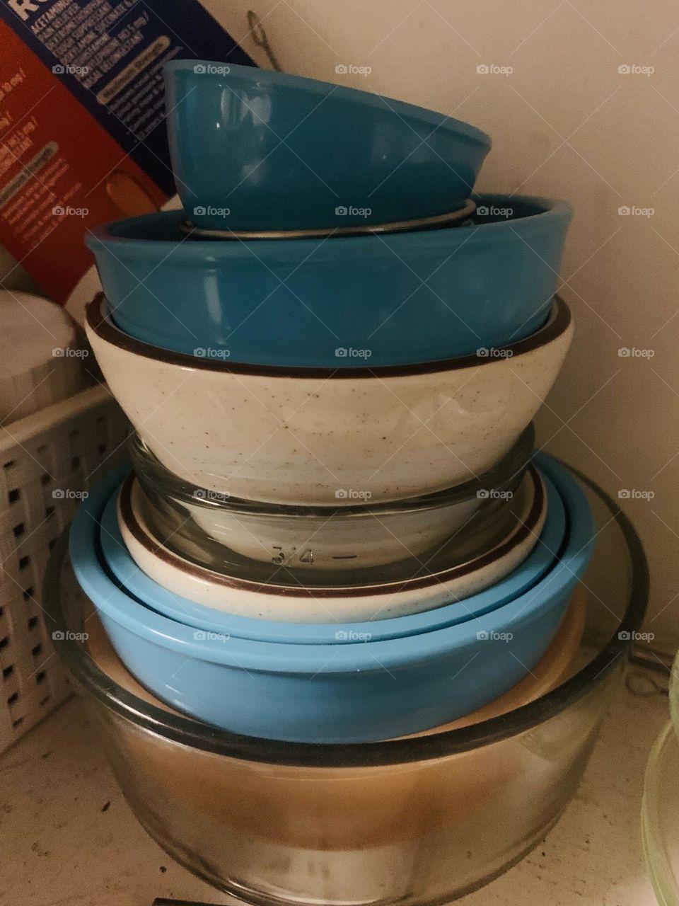 Bowls stacked 