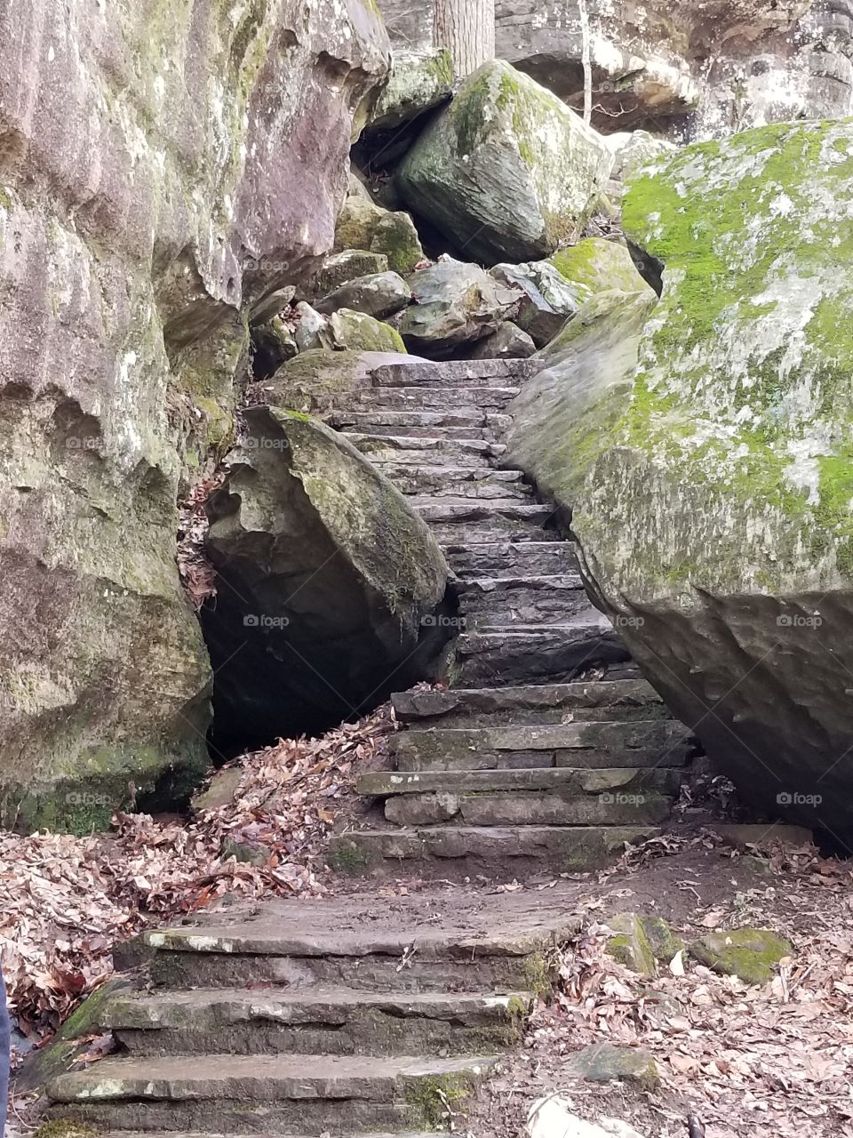 stone stairway