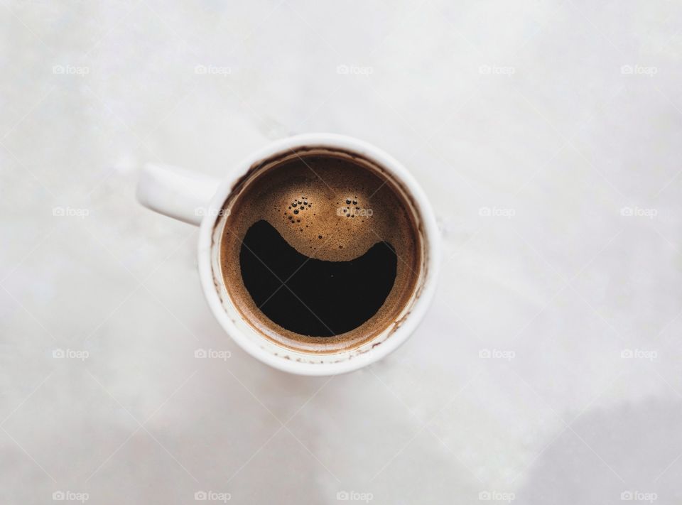 Smile of coffee
