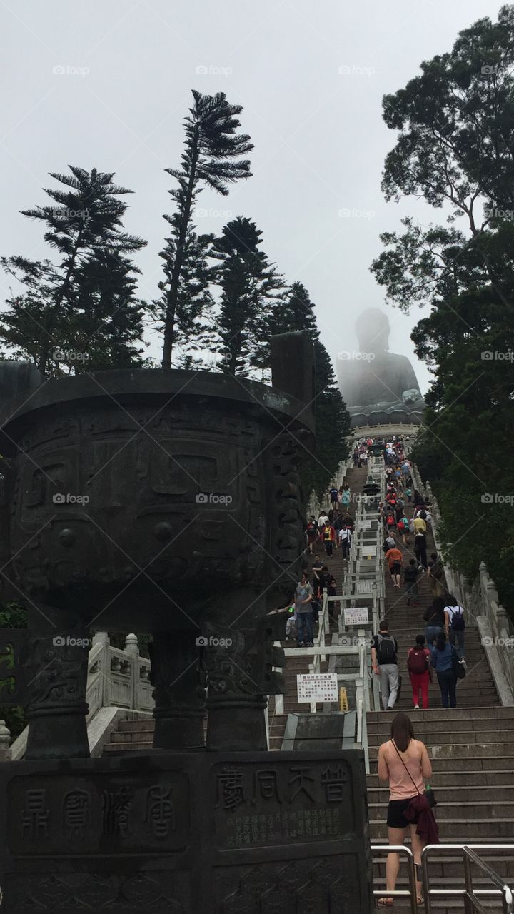 Lantau Island Buddha Hong Kong.