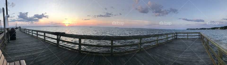 Pier sunrise 