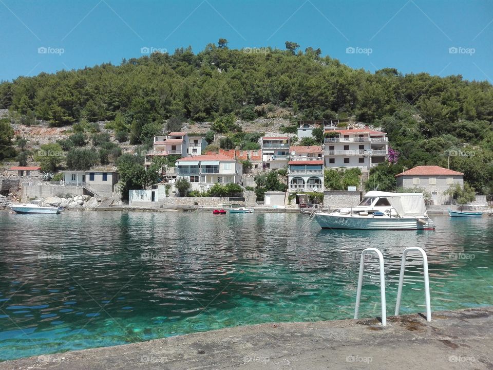 Croatian coast at summer