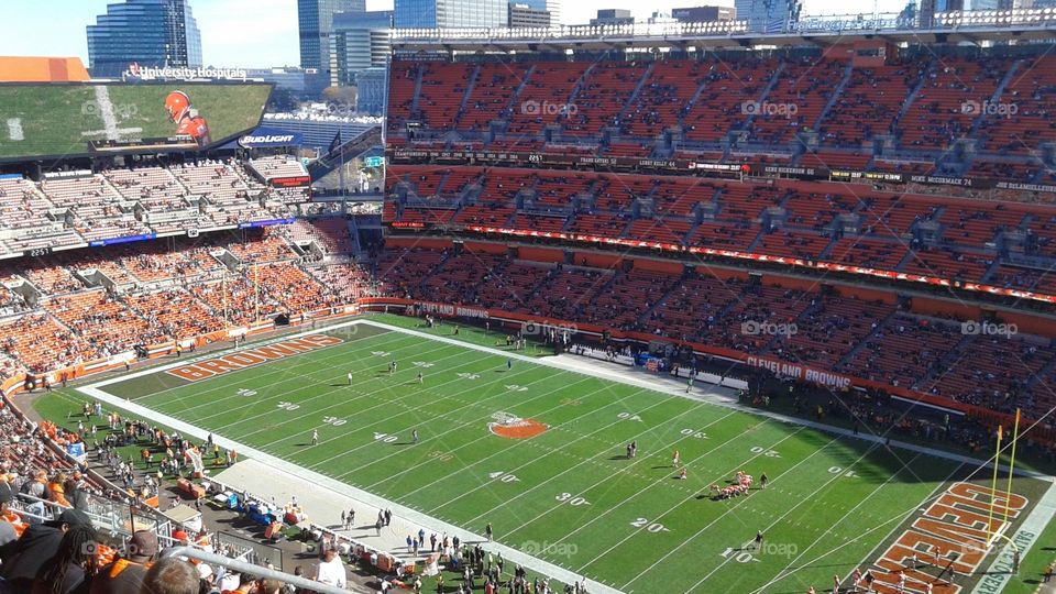 Cleveland Browns game. Cleveland Browns Home Game