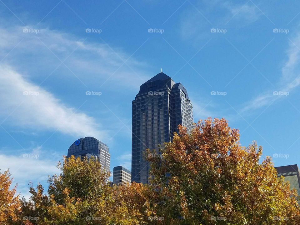 Autumn Downtown Dallas