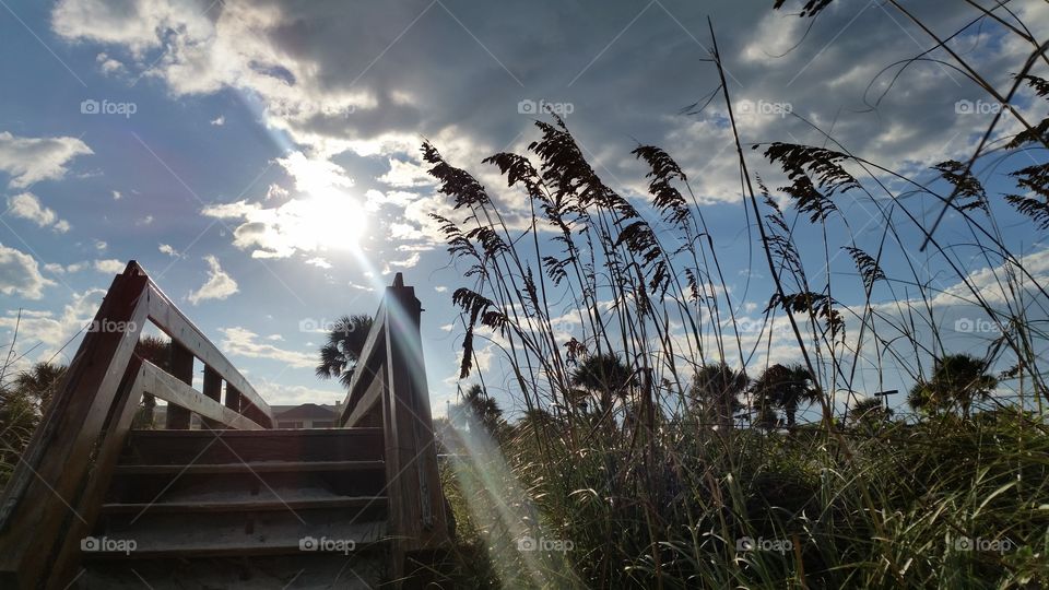 Sunset at the beach