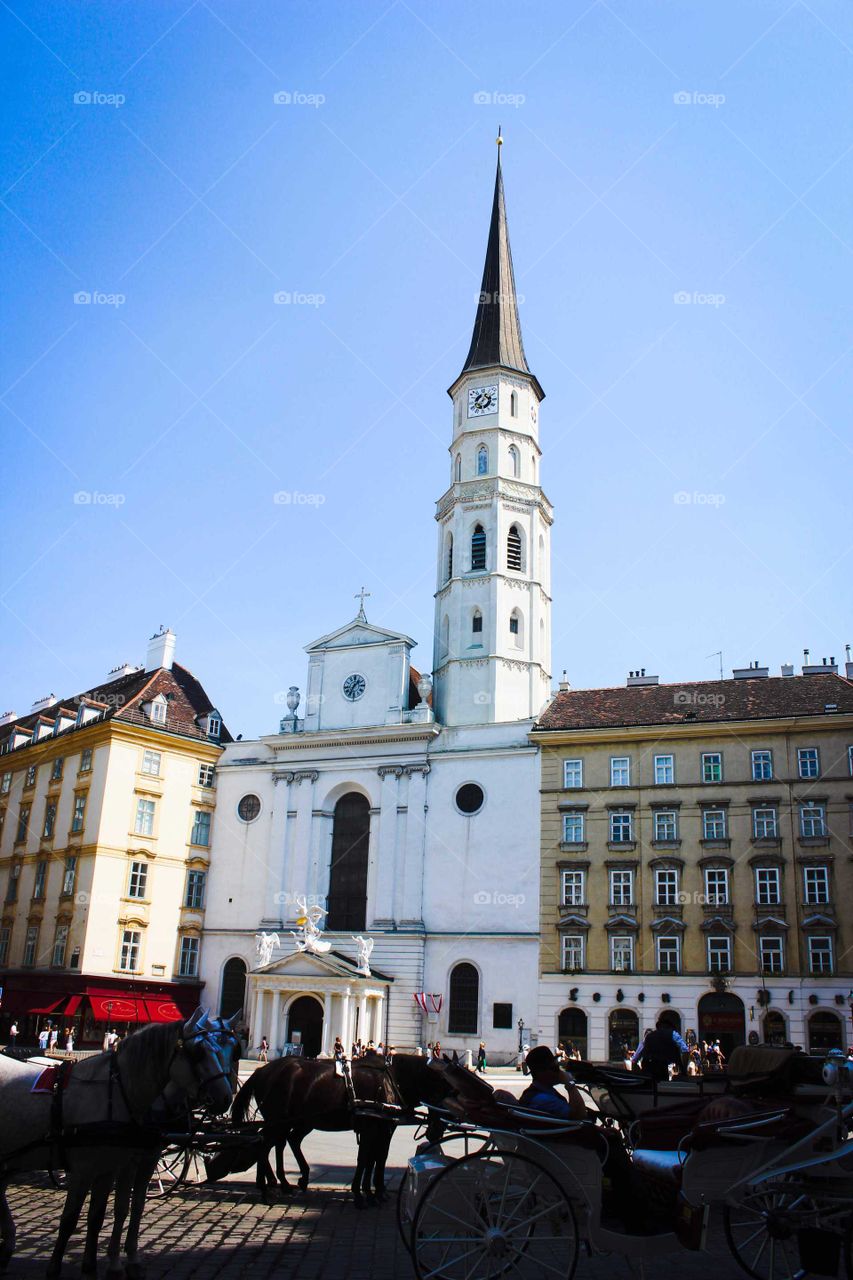 Vienna, Austria. Square.