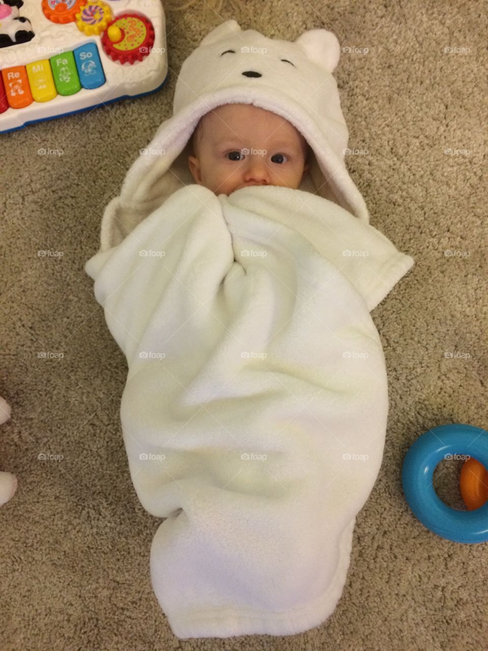 Baby after bath